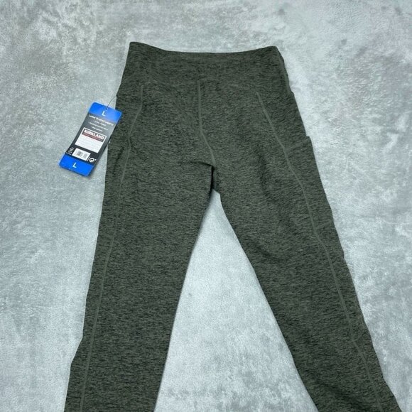 Kirkland Signature Ladies’ Brushed Leggings L High-Waisted 4-Way d0418 - Picture 5 of 7